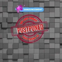 event postponed Сообщение Instagram template