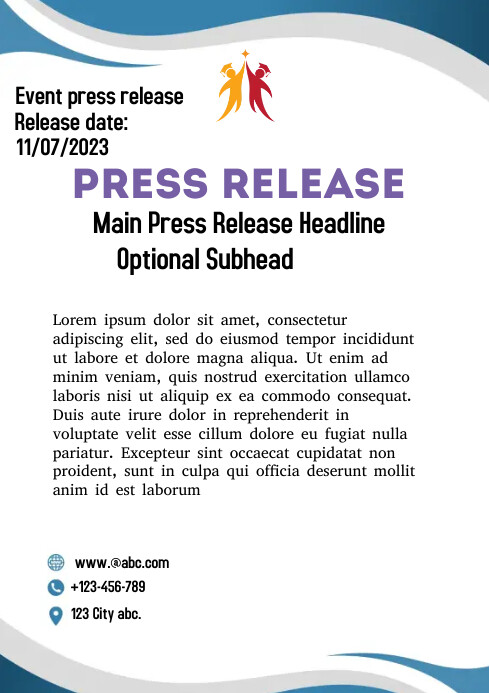 Event press conference Template | PosterMyWall