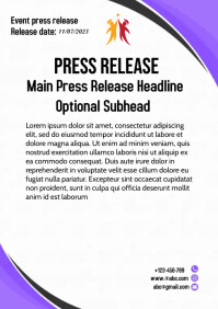 Event press conference Template | PosterMyWall