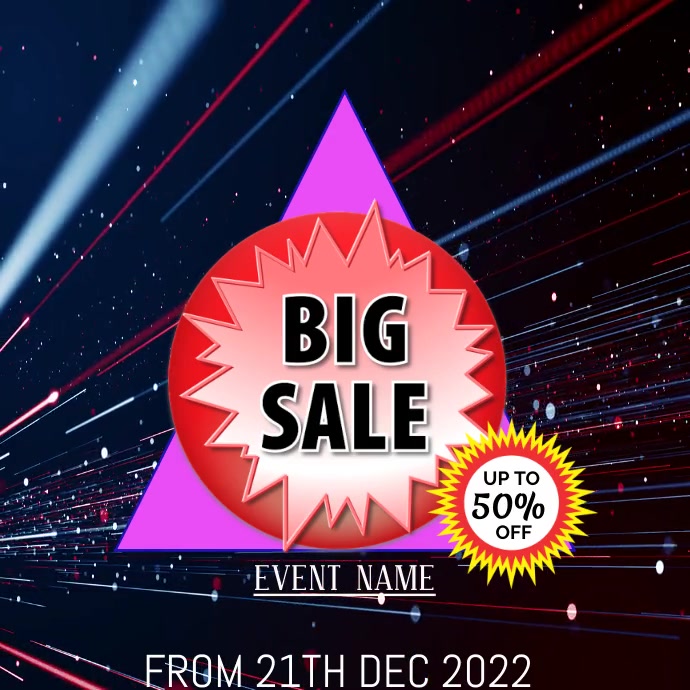 Event sale Instagram-Beitrag template