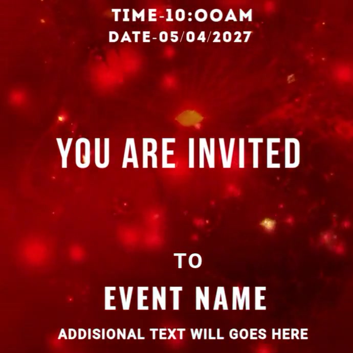 event schedule, Instagram 帖子 template