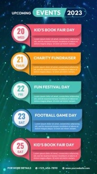 Event Program Ad Examples Event Schedule Ad Template | PosterMyWall