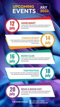 Event Schedule Flyer Template Instagram Story