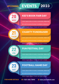 Event Schedule Template | PosterMyWall