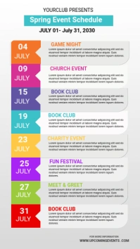 Event Schedule Instagram Story template