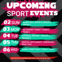 Event Schedule June Agenda Program Timeline Template PosterMyWall