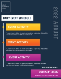 Event Schedule Template PosterMyWall