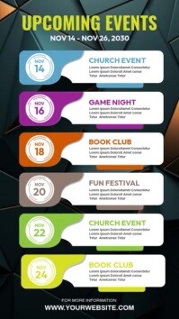 Event Schedule Template | PosterMyWall
