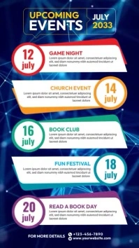 Event Schedule Video Template Instagram Story