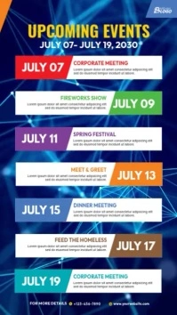 Event Schedule Video Template Instagram Story