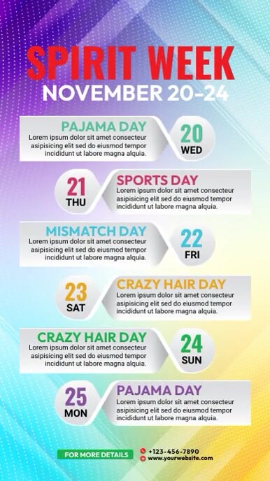 Event Schedule Whatsapp Status Isimo se-WhatsApp template