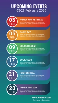 Event Schedule WhatsApp Status template