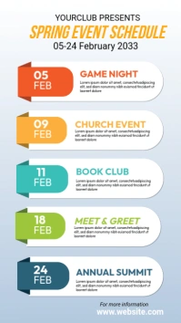 Event Schedule WhatsApp Status template