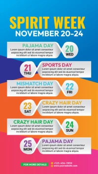 Event Schedule Whatsapp Status template