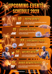 Event ScheduleA4 template