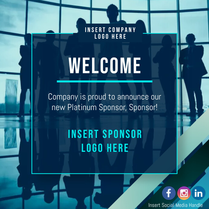 Event Sponsor Announcement Template PosterMyWall event-sponsor-announcement-template-postermywall