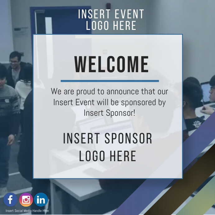 Sponsor Alert Event Announcement Template Free Announcement Templates, Editable And