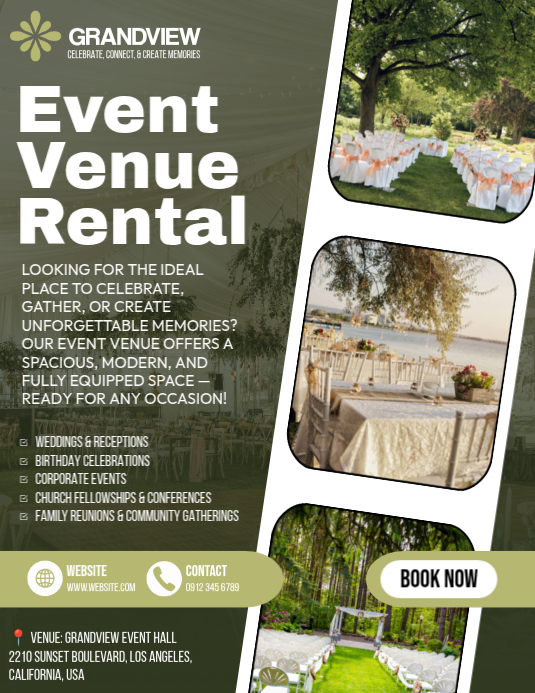 Copy of Event Venue Rental | PosterMyWall