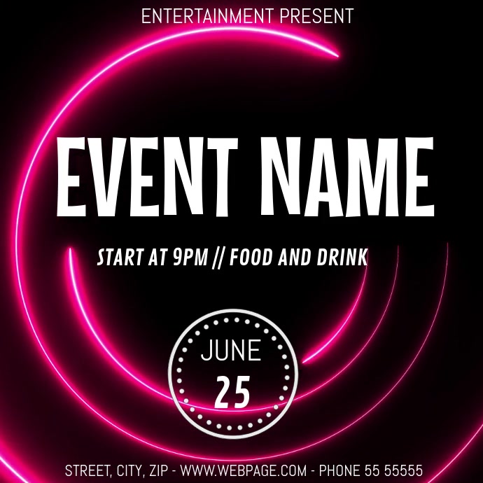 Video Flyer Event video flyer template | PosterMyWall