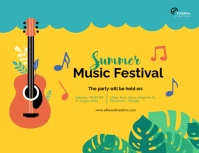 Eventbrite Music Flyer Ulotka (US Letter) template