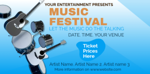 Eventbrite Festival Banner template