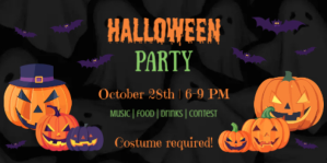 Black Eventbrite Halloween Party Banner Template Baner Eventbrite