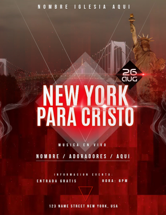 Evento New York Template Postermywall