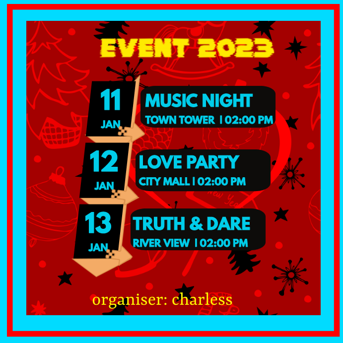 Events Template | PosterMyWall