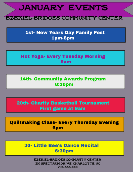 Copy of Events | PosterMyWall