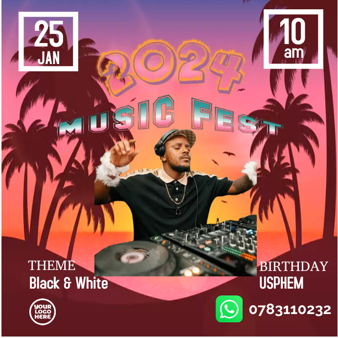 Events Fest or Birthday Celebration Template | PosterMyWall