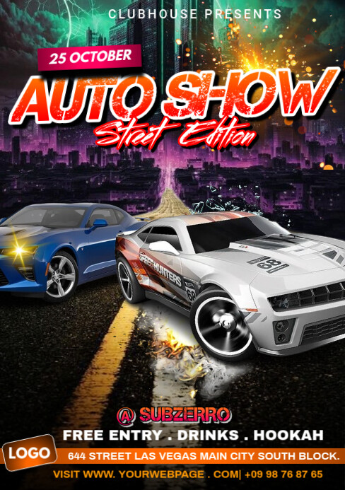 Copy of events flyers , cars posters | PosterMyWall