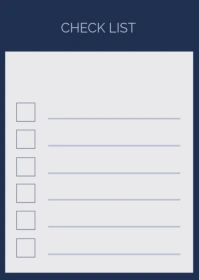 Events Schedule Todo List Check list A6 template