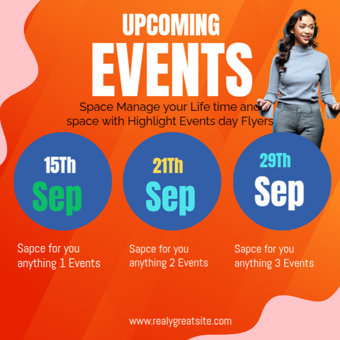 Upgrade Flyers Events update upcoming flyers new gig Template | PosterMyWall