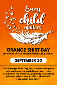 Every Child Matters Poster template