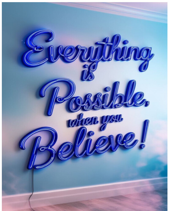 Everything is possible Instagram Portrait template