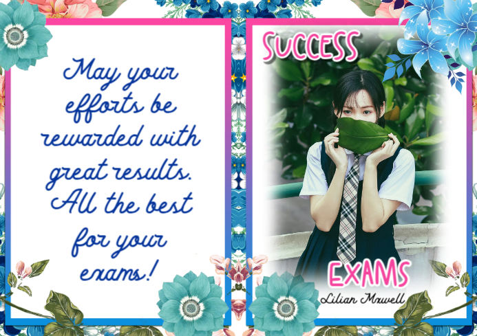 Exam Success Card Template | PosterMyWall