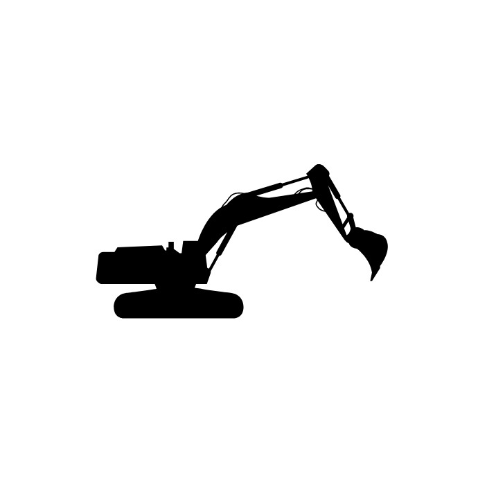 Excavator Logo template