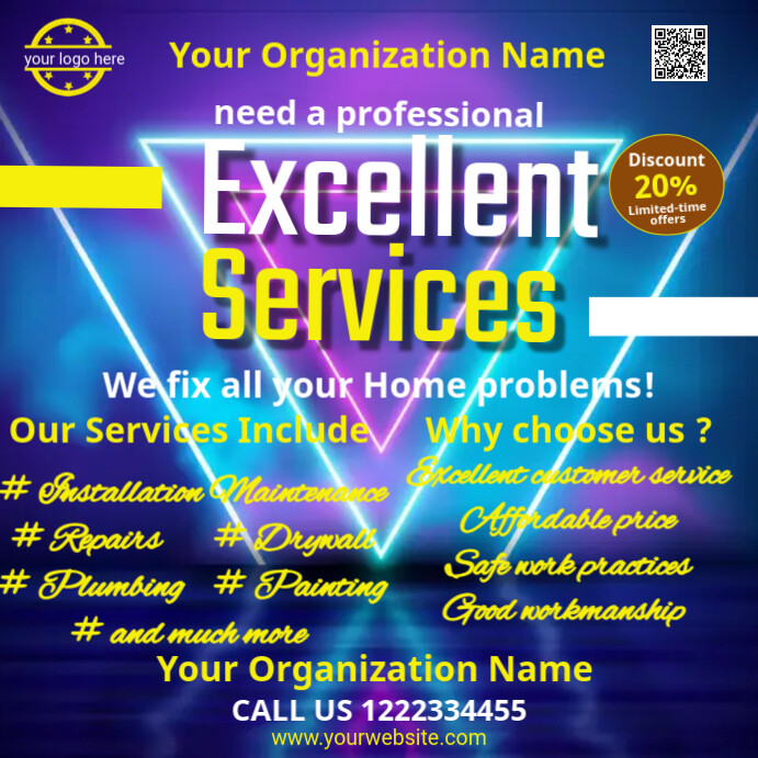 Excellent Service Word Copy of Excellent service | PosterMyWall