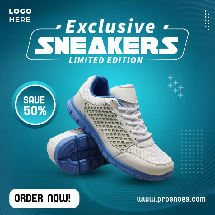 Copy of Exclusive Sneakers PosterMyWall