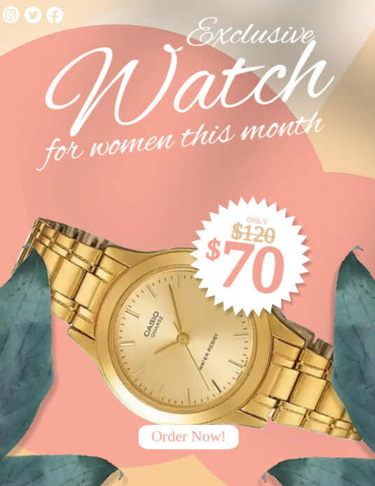Copy of Exclusive Watch Ads PosterMyWall