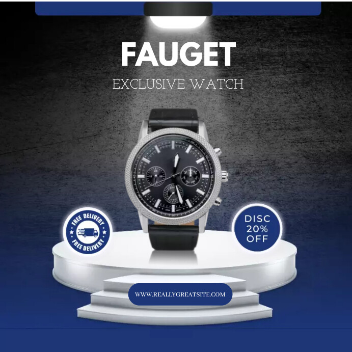 Exclusive Watch Instagram Post template