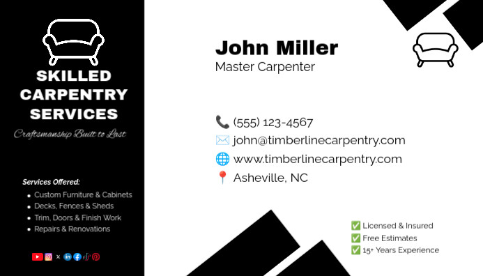Executive Card Sample Executive Business Card Template | PosterMyWall