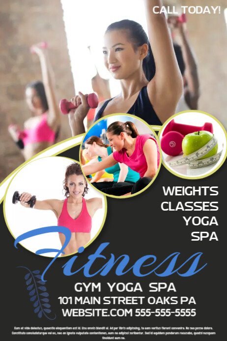 Exercise Template | PosterMyWall