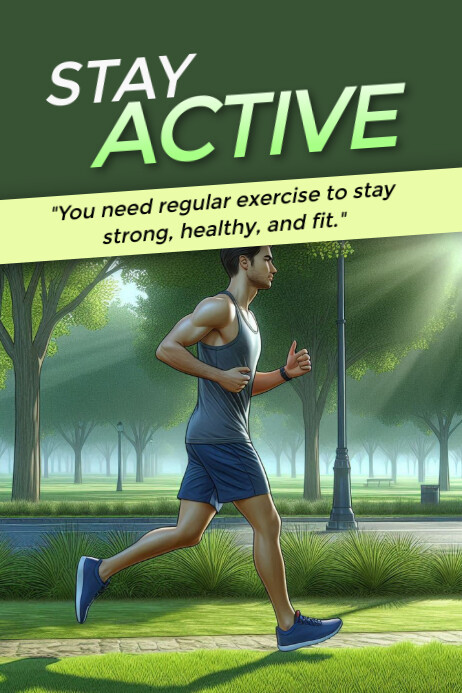 Exercise Poster template