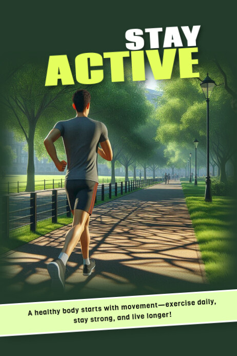 Exercise Poster template