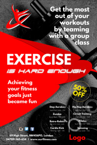 Exercise Rx Flyer Exercise Flyer Template | PosterMyWall
