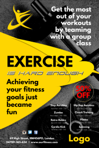 Free Customizable Fitness Posters | PosterMyWall