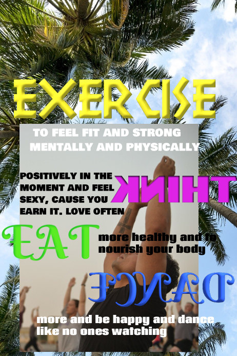 Exercising Quote Template | PosterMyWall