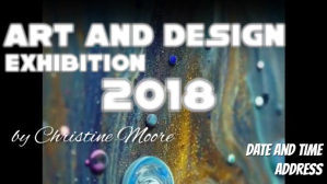 Exhibition announcement Vidéo de couverture Facebook (16:9) template