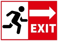 Exit Sign Template | PosterMyWall